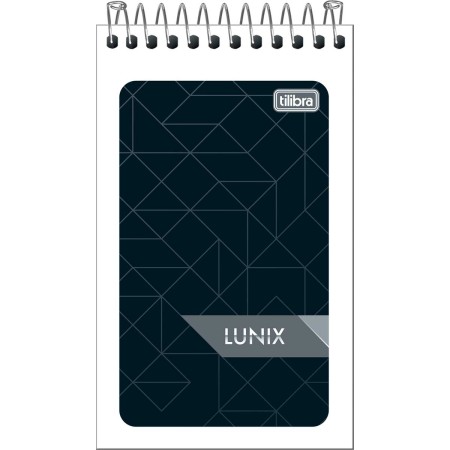 Foto ilustrativa Caderneta Espiral Capa Flexível Lunix 60 Folhas