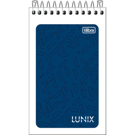 Foto ilustrativa Caderneta Espiral Capa Flexível Lunix 60 Folhas