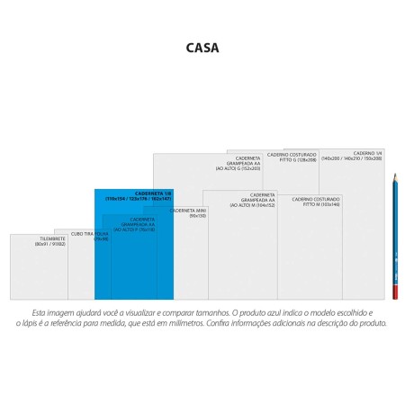 Foto ilustrativa Caderneta Espiral Capa Flexível Organizer 160 Folhas