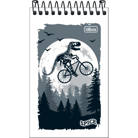 Foto ilustrativa Caderneta Espiral Capa Flexível Spice Masculino 60 Folhas
