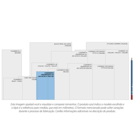 Foto ilustrativa Caderneta Espiral Capa Flexível Zoom+ 60 Folhas