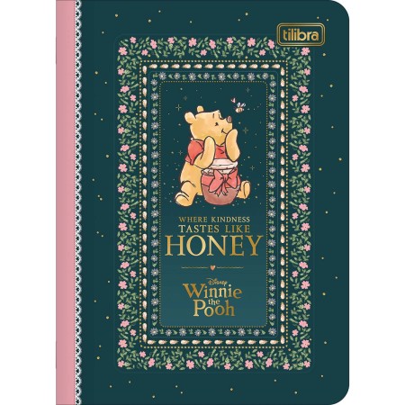 Foto ilustrativa Caderneta Grampeada 1/8 Pooh 32 Folhas
