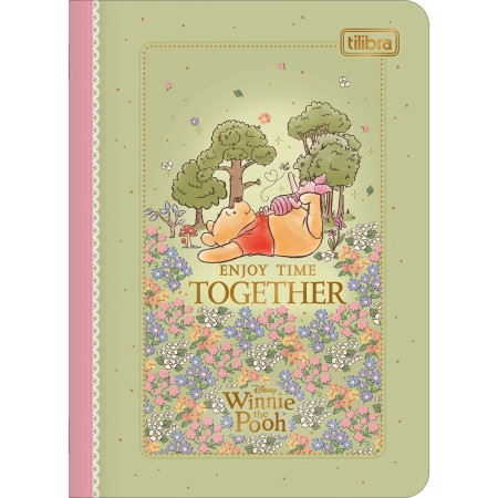 Foto ilustrativa Caderneta Grampeada 1/8 Pooh 32 Folhas