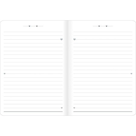 Foto ilustrativa Caderneta Grampeada 1/8 Trend Floral 32 Folhas