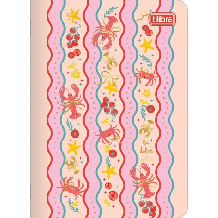 Foto ilustrativa Caderneta Grampeada 1/8 Trend Sweet 32 Folhas