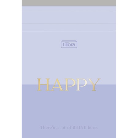 Foto ilustrativa Caderneta Grampeada ao Alto M Happy 80 Folhas