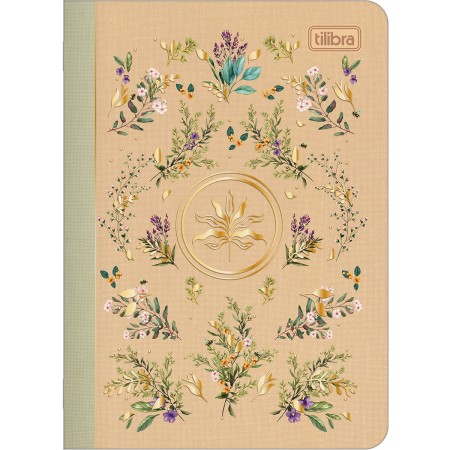 Foto ilustrativa Caderneta Grampeada Capa Flexível 1/8 Naturalis 48 Folhas
