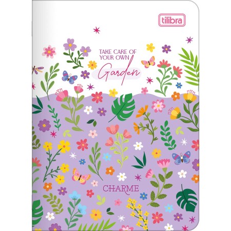 Foto ilustrativa Caderneta Grampeada Charme 32 Folhas