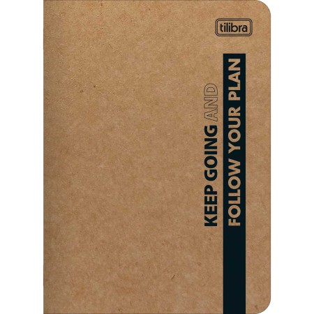 Foto ilustrativa Caderneta Grampeada Flexível Kraftwork 32 Folhas