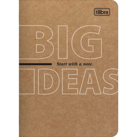 Foto ilustrativa Caderneta Grampeada Flexível Kraftwork 32 Folhas