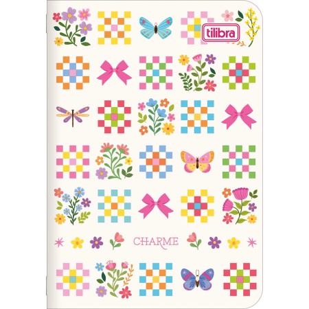 Foto ilustrativa Caderneta Grampeada Mini Charme 32 Folhas