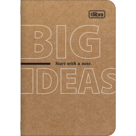 Foto ilustrativa Caderneta Grampeada Mini Kraftwork 32 Folhas