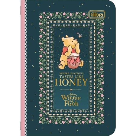 Foto ilustrativa Caderneta Grampeada Mini Pooh 32 Folhas