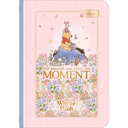 Foto ilustrativa Caderneta Grampeada Mini Pooh 32 Folhas