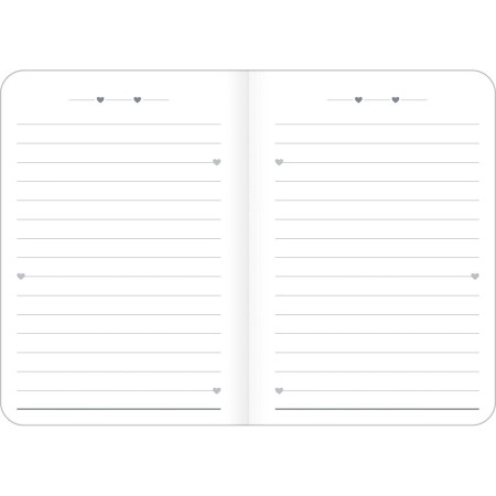 Foto ilustrativa Caderneta Grampeada Mini Soho 32 Folhas