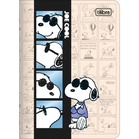 Foto ilustrativa Caderneta Grampeada Snoopy 32 Folhas
