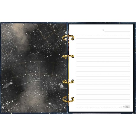 Foto ilustrativa Caderno Argolado Cartonado Colegial Magic 80 Folhas