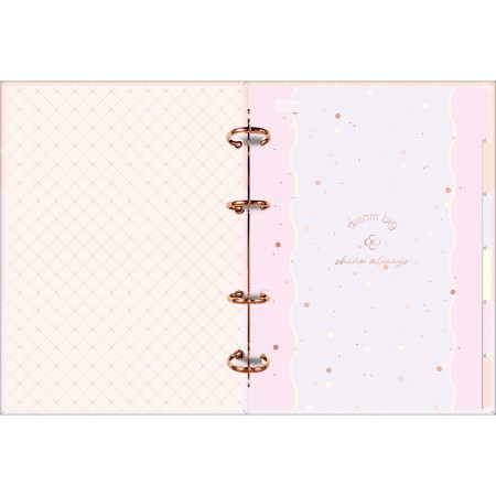 Foto ilustrativa Caderno Argolado Cartonado Colegial Soho 80 Folhas