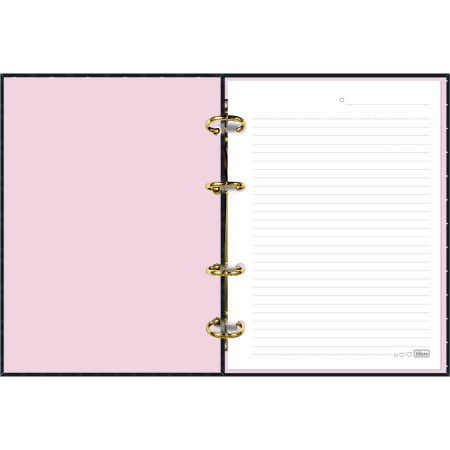 Foto ilustrativa Caderno Argolado Cartonado Colegial West Village 80 Folhas