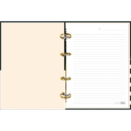 Foto ilustrativa Caderno Argolado Cartonado Colegial West Village 80 Folhas