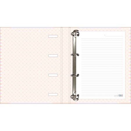 Foto ilustrativa Caderno Argolado Cartonado Universitário com Elástico Soho 48 Folhas