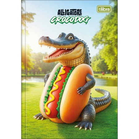 Foto ilustrativa Caderno Brochura Capa Dura 1/4 4-Fun 80 Folhas