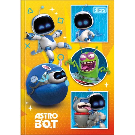 Foto ilustrativa Caderno Brochura Capa Dura 1/4 Astro 80 Folhas