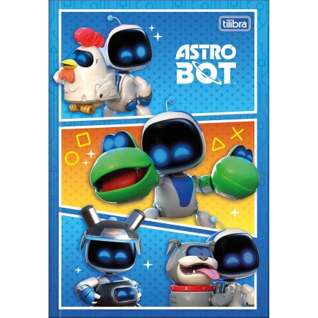 Foto ilustrativa Caderno Brochura Capa Dura 1/4 Astro 80 Folhas