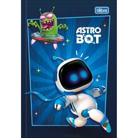 Foto ilustrativa Caderno Brochura Capa Dura 1/4 Astro 80 Folhas