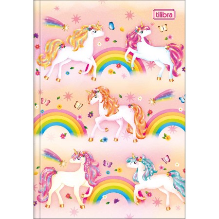 Foto ilustrativa Caderno Brochura Capa Dura 1/4 Blink 48 Folhas