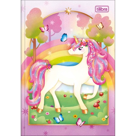 Foto ilustrativa Caderno Brochura Capa Dura 1/4 Blink 48 Folhas