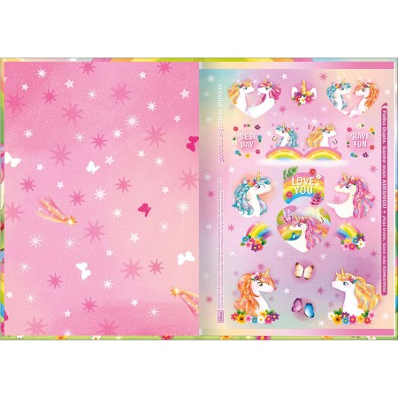 Foto ilustrativa Caderno Brochura Capa Dura 1/4 Blink 80 Folhas