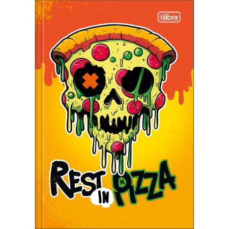 Foto ilustrativa Caderno Brochura Capa Dura 1/4 Bone Z 80 Folhas