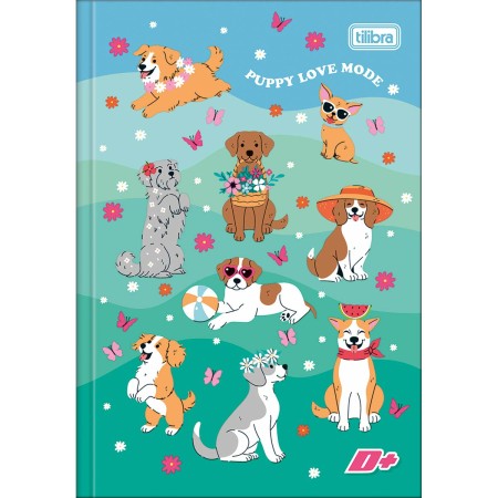 Foto ilustrativa Caderno Brochura Capa Dura 1/4 D+ 48 Folhas