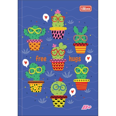 Foto ilustrativa Caderno Brochura Capa Dura 1/4 D+ 96 Folhas