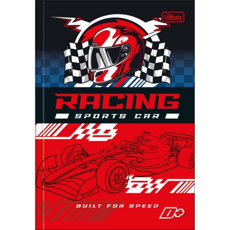 Foto ilustrativa Caderno Brochura Capa Dura 1/4 D+ 96 Folhas