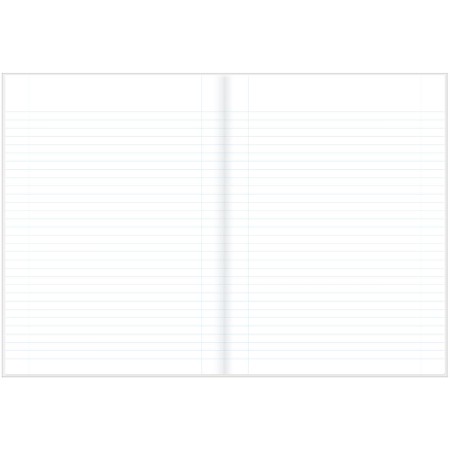 Foto ilustrativa Caderno Brochura Capa Dura 1/4 D+ Azul 48 Folhas