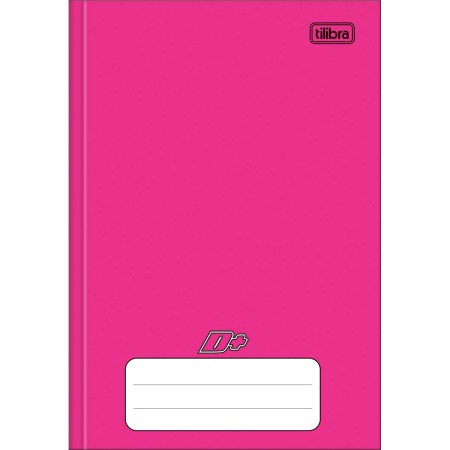 Foto ilustrativa Caderno Brochura Capa Dura 1/4 D+ Rosa 48 Folhas