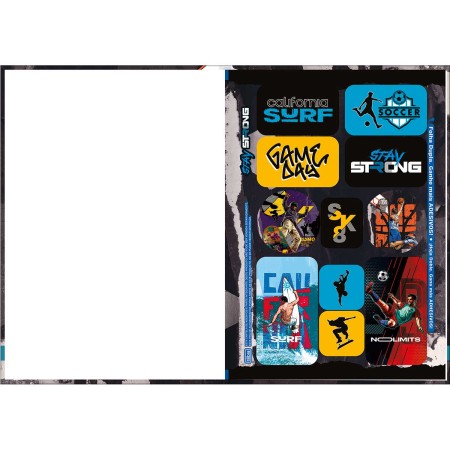 Foto ilustrativa Caderno Brochura Capa Dura 1/4 Do It! 80 folhas