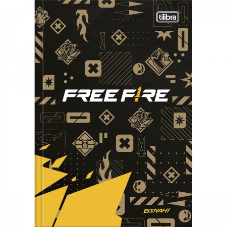 Caderno Pequeno 1/4 Brochura 80 Folhas Free Fire TILIBRA - Valpel Super  Papelaria