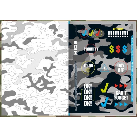 Foto ilustrativa Caderno Brochura Capa Dura 1/4 Hide 80 Folhas