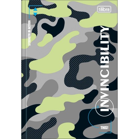 Foto ilustrativa Caderno Brochura Capa Dura 1/4 Hide 80 Folhas