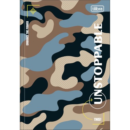 Foto ilustrativa Caderno Brochura Capa Dura 1/4 Hide 80 Folhas