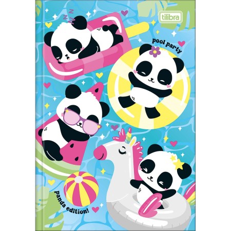 Foto ilustrativa Caderno Brochura Capa Dura 1/4 Lovely Friend 80 Folhas