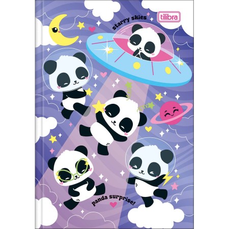 Foto ilustrativa Caderno Brochura Capa Dura 1/4 Lovely Friend 80 Folhas