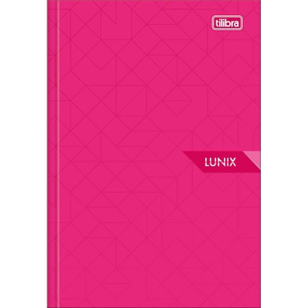 Foto ilustrativa Caderno Brochura Capa Dura 1/4 Lunix 80 Folhas