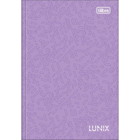 Foto ilustrativa Caderno Brochura Capa Dura 1/4 Lunix 80 Folhas
