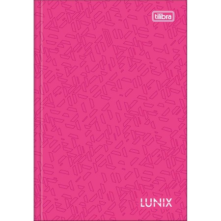 Foto ilustrativa Caderno Brochura Capa Dura 1/4 Lunix 80 Folhas