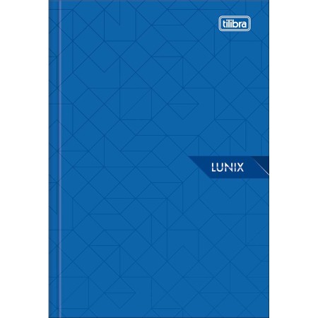 Foto ilustrativa Caderno Brochura Capa Dura 1/4 Lunix 80 Folhas