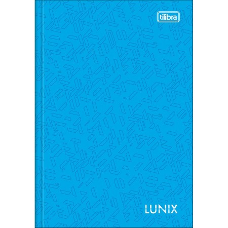 Foto ilustrativa Caderno Brochura Capa Dura 1/4 Lunix 80 Folhas